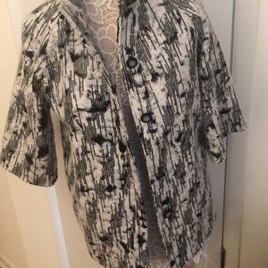 NWT Peck and Peck  3/4 sleeve blazer medium